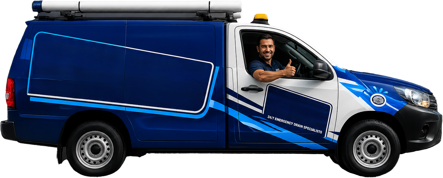 Haberfield Blocked Drains service van