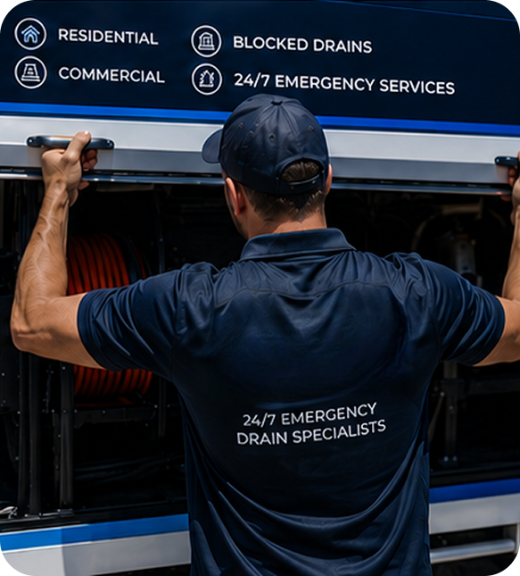 Licensed blocked drain plumber servicing a Haberfield home